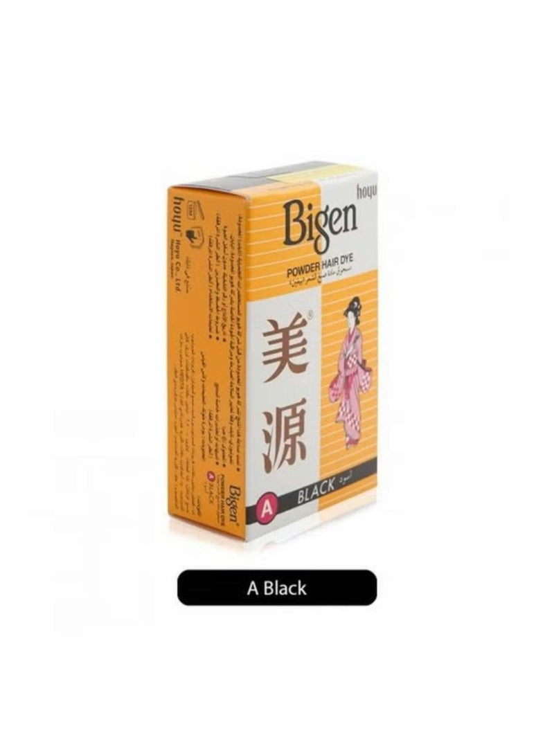 Bigen Powder Hair Dye A Black - Image 2
